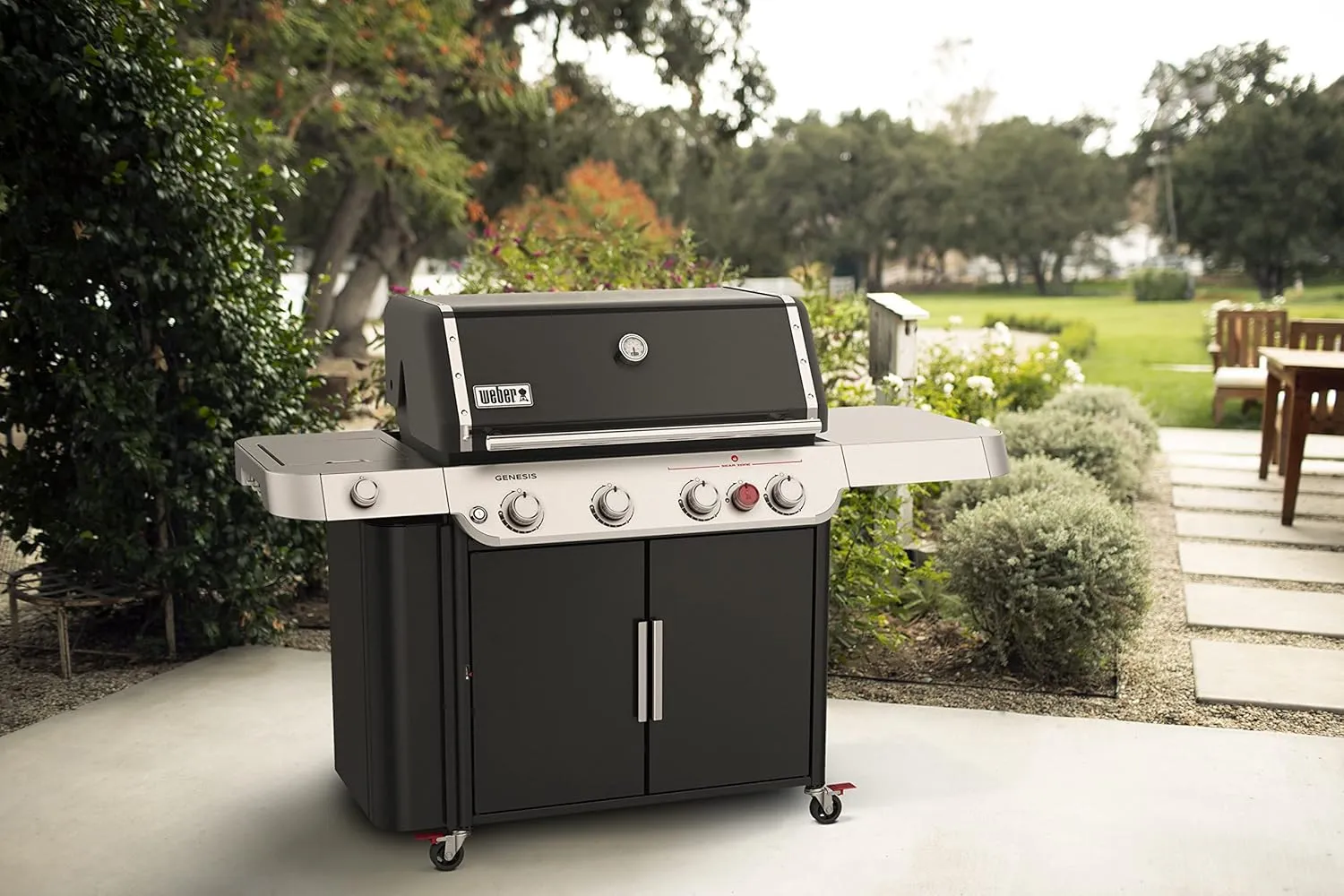 Weber Genesis E-435 Liquid Propane Gas Grill, Black