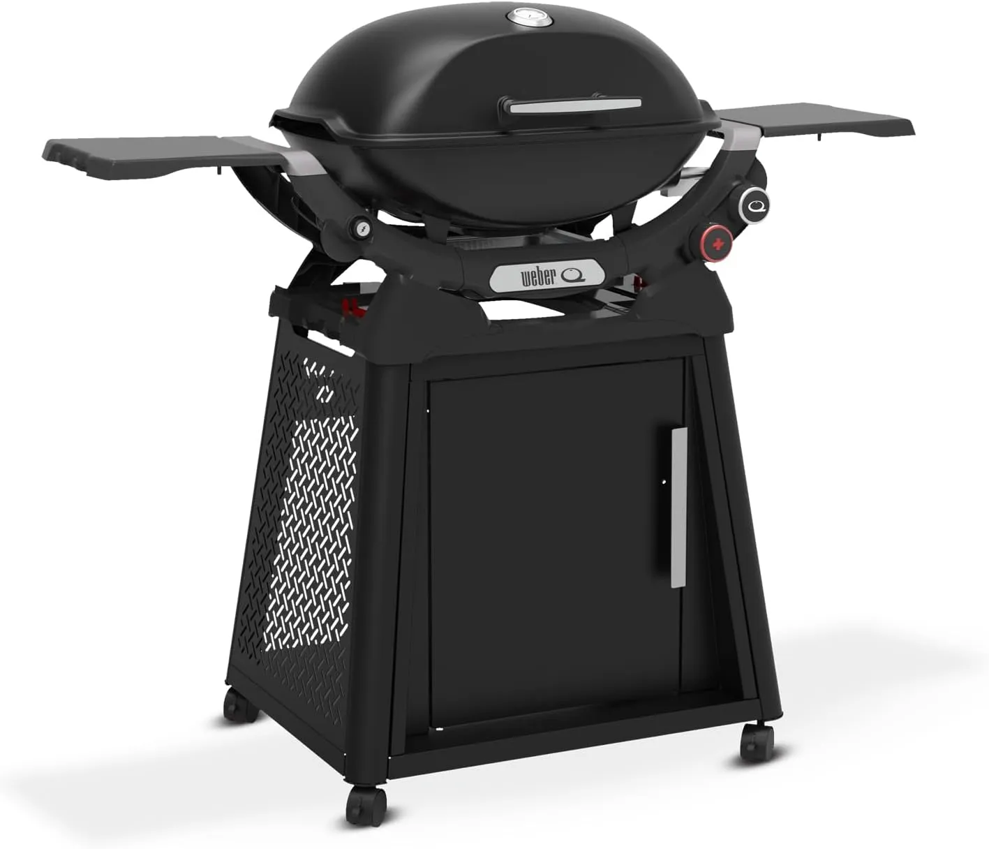 Weber Q 2800N  Liquid Propane Grill with Stand, Midnight Black