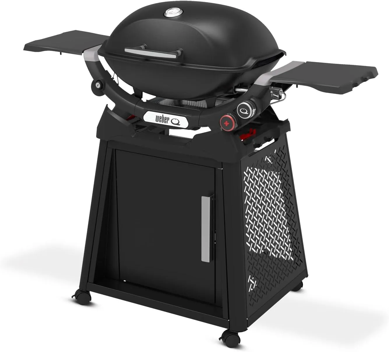 Weber Q 2800N  Liquid Propane Grill with Stand, Midnight Black
