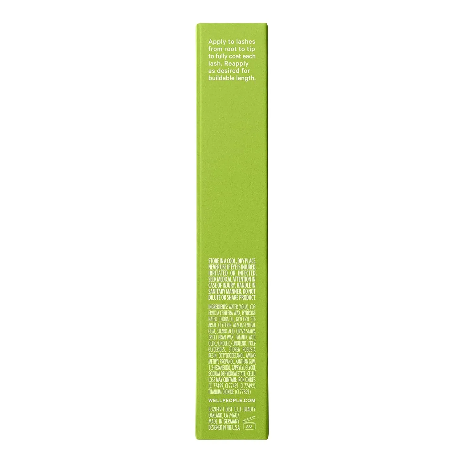 Well People Expressionist Lengthening Mascara, Mascara For Long, Nourished Lashes, Smudge- and Transfer-Resistant Formula, Vegan & Cruelty-free, Brown