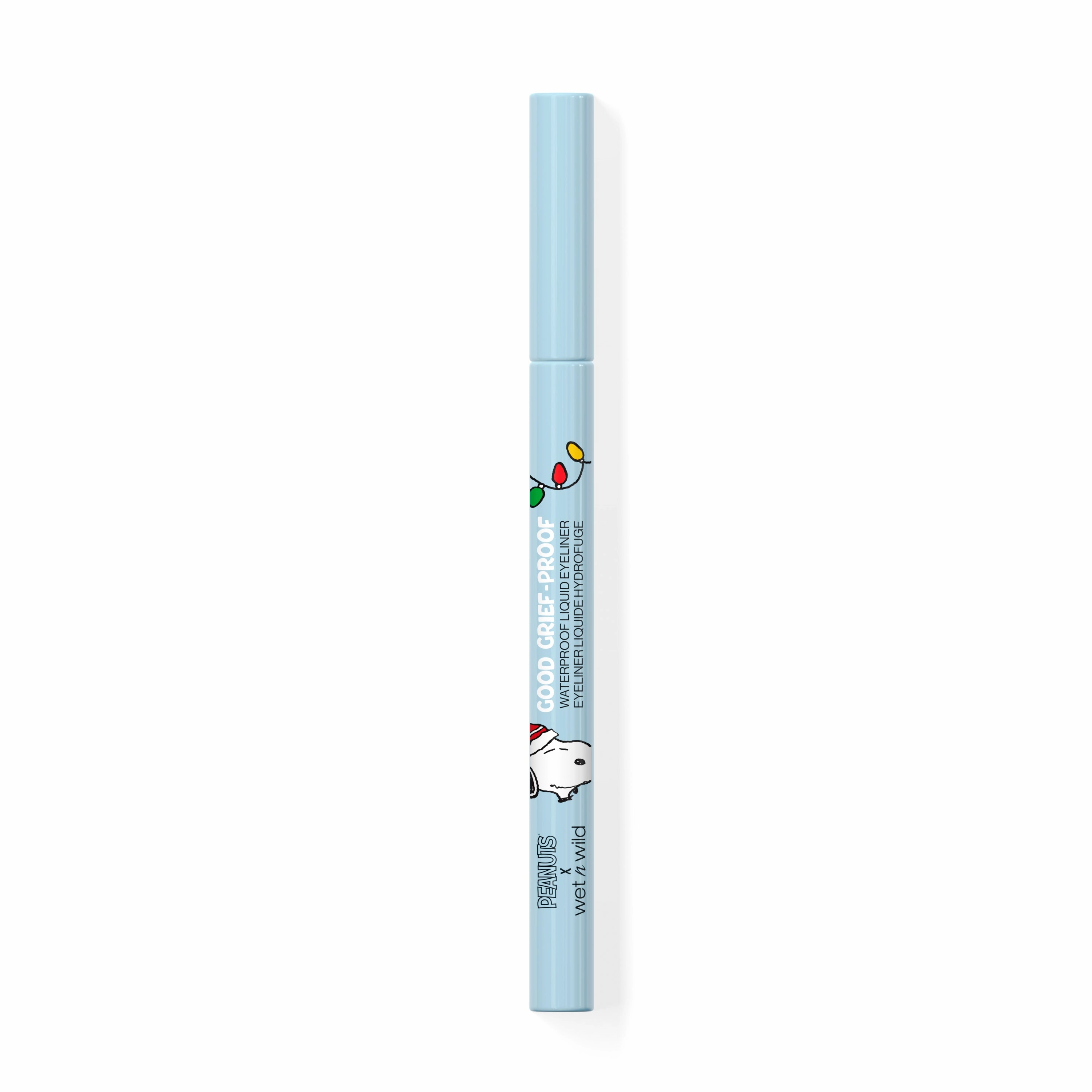 Wet n Wild Peanut Collection Good Grief-Proof Waterproof Liquid Eyeliner, Ultra Black