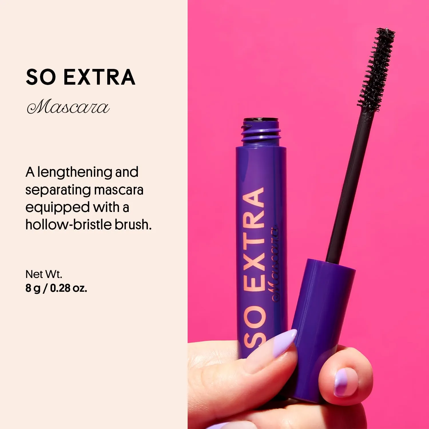 Winky Lux So Extra Mascara - Voluminous and Lengthening Black Eye Makeup
