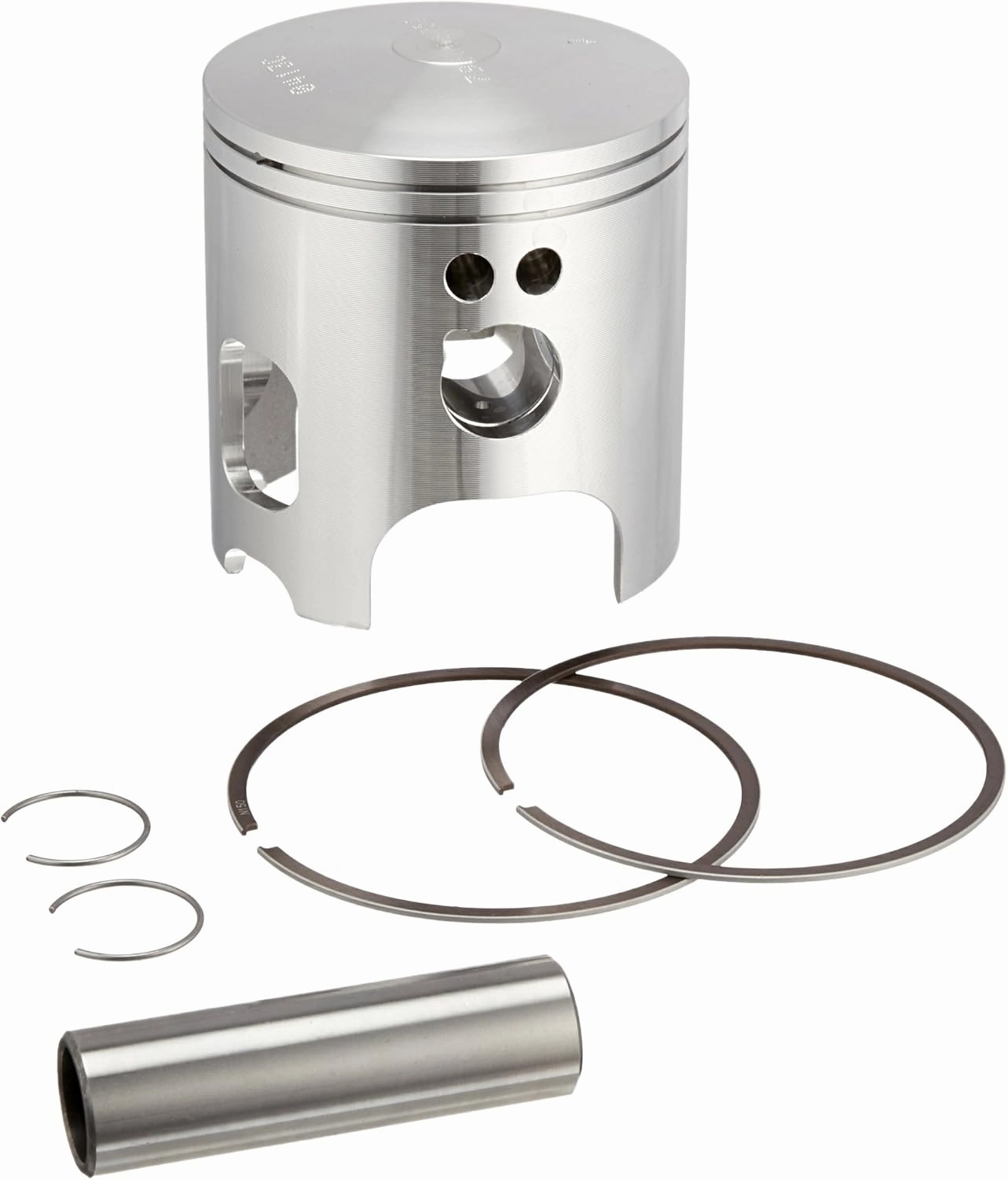 Wiseco 795M06550 65.50 mm 2-Stroke ATV Piston, Black