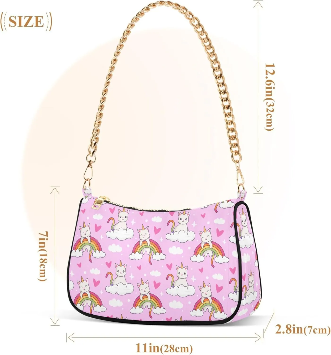 Women's Handbags Tote Crossbody Bag Stylish Purse Ladies Shoulder Bag Handbag Red Lipstick Kiss Crescent Bag