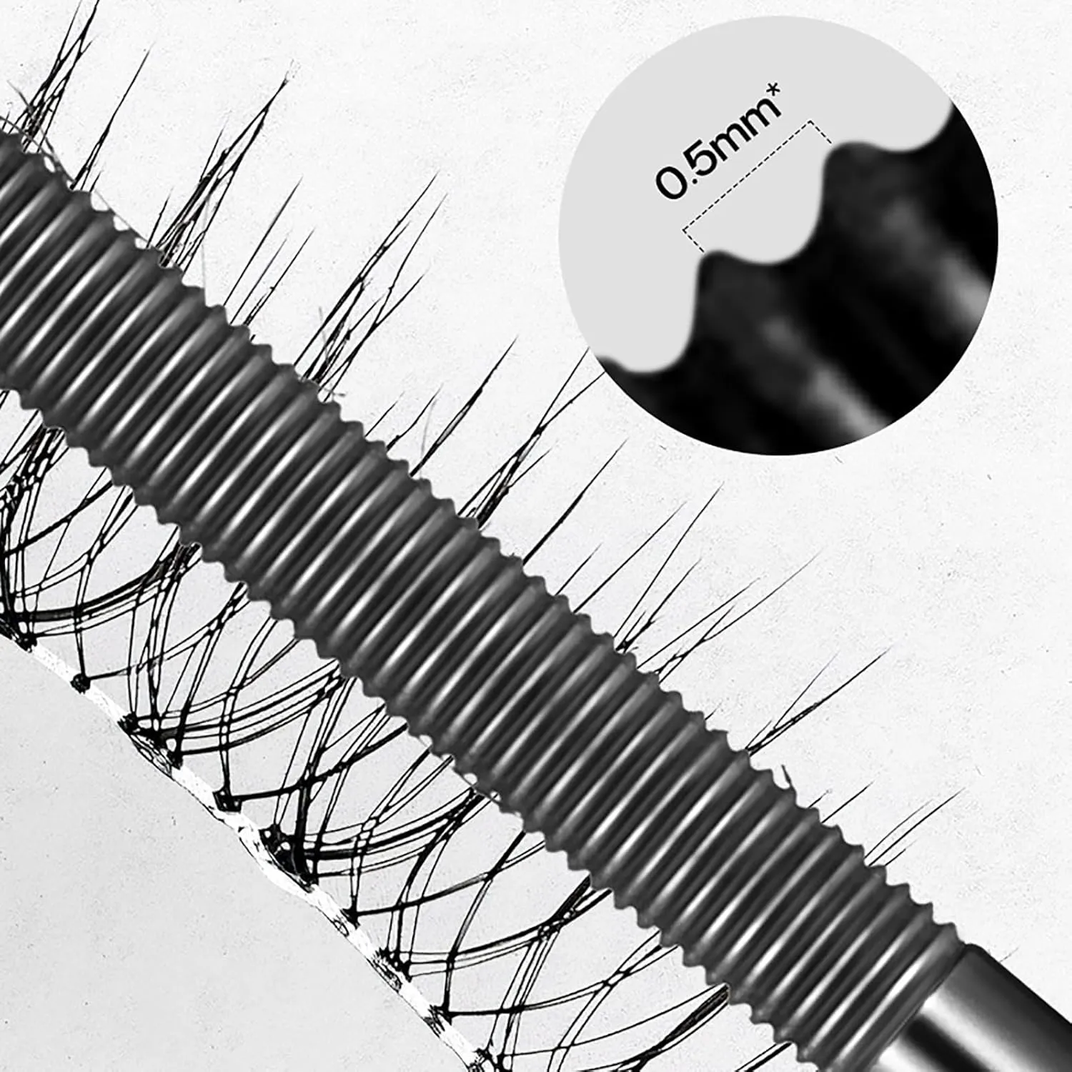 XIRUJNFD Steel Pipe Eyelash Primer, Eyelash Primer Before Mascara, Iron Wand Mascara, Waterproof Long-Lasting 3D Curling (3 Pcs)
