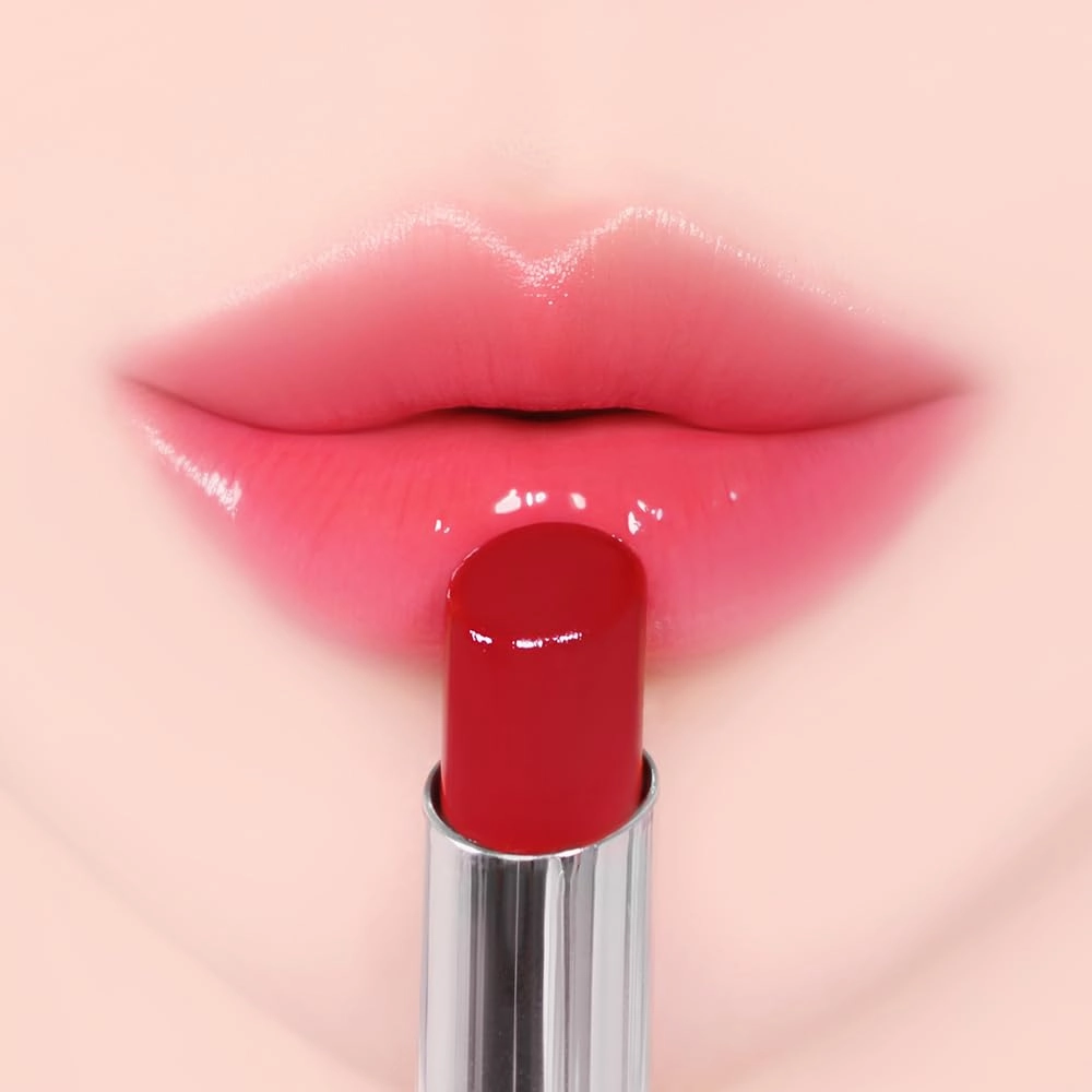 YNM Candy Gloss Balm (04 PEONY BERRY, 3g) ( 9 colors) K-beauty, Tinted, Color Lipstick Balm, Glossy, Moisture, korean, Jello lips, Non-Sticky and Long-lasting