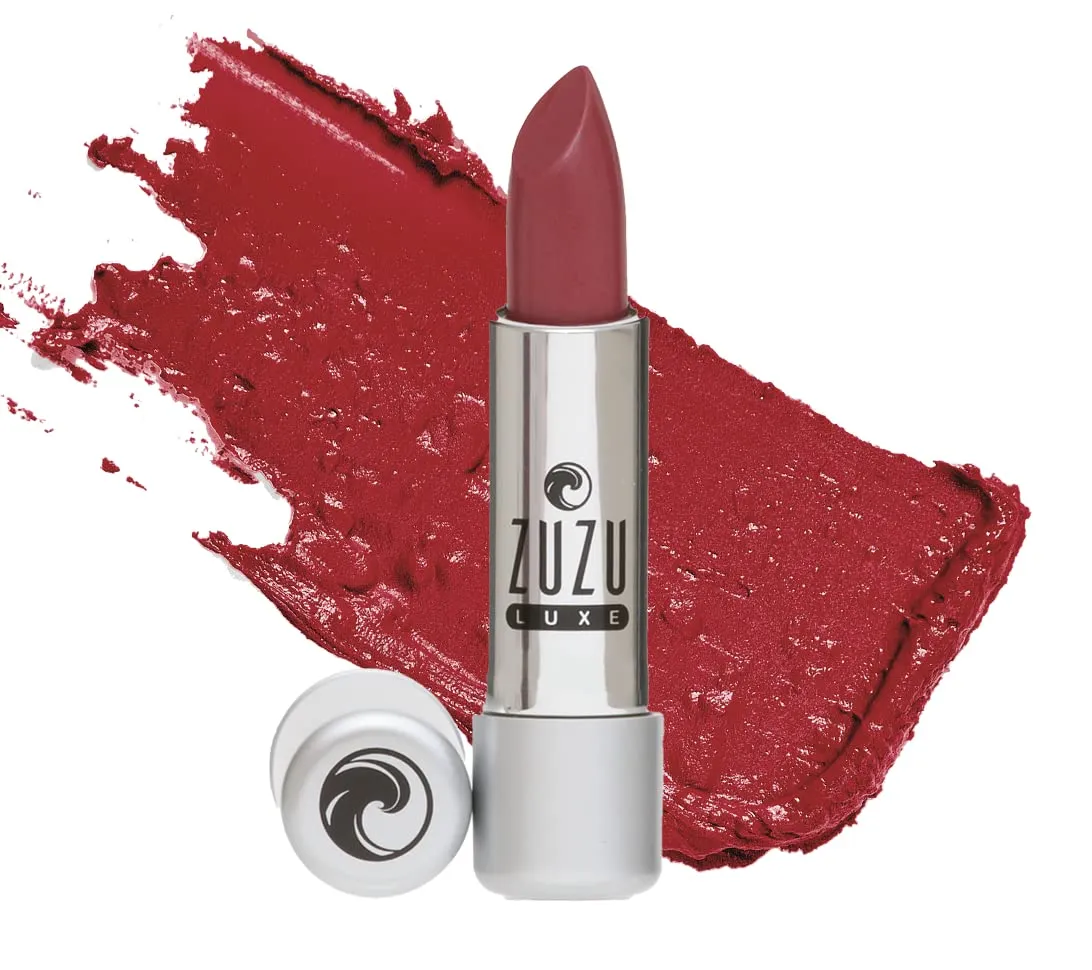Zuzu Luxe Lip Color Lipstick (Allure - Purplish Coral/Warm Crème), Natural Ultra-Hydrating Lipstick, Paraben Free, Vegan, Gluten-free, Cruelty-free, Non GMO, 0.13 oz